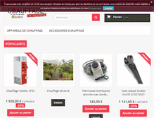 Tablet Screenshot of chauffage-entreprise.fr